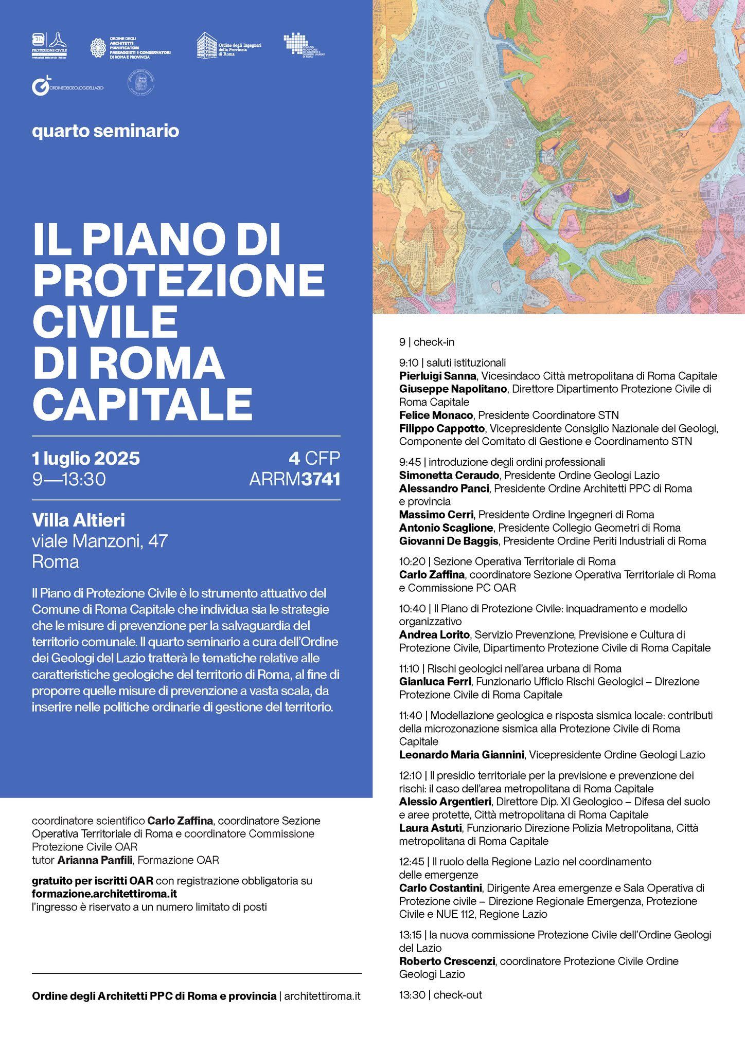 Il Piano di Protezione Civile di Roma Capitale